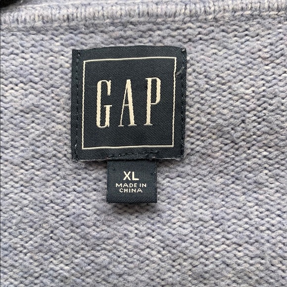GAP | XL WOMENS | LONG SLEEVE RELAXED SWEATER CARDIGAN  in BLUE - Picture 2 of 14
